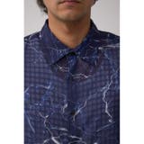 シアーマーブル総柄シャツ | AZUL BY MOUSSY | 詳細画像30
