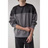 柄GRY5 | フェイクスエード切り替えトップス | AZUL BY MOUSSY