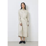 GREIGE | セルロースロングシャツワンピース | AZUL BY MOUSSY
