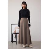 マットサテンナロースカート | AZUL BY MOUSSY | 詳細画像4 