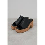 CENTER SEAM CORK WEDGE SANDALS | AZUL BY MOUSSY | 詳細画像12 