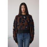 アソートパターンクルーネックニット | AZUL BY MOUSSY | 詳細画像14 