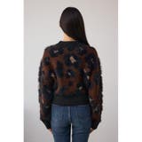 アソートパターンクルーネックニット | AZUL BY MOUSSY | 詳細画像16 