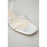 クリアヒールナローストラップサンダル | AZUL BY MOUSSY | 詳細画像22 