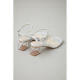 クリアヒールナローストラップサンダル | AZUL BY MOUSSY | 詳細画像18 