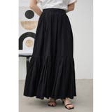 BLK | リネンミックスマキシスカート | AZUL BY MOUSSY