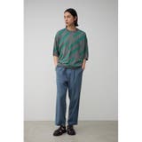 総柄ロゴジャガードビッグニットトップス | AZUL BY MOUSSY | 詳細画像23