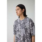 総柄パイルビッグTシャツ | AZUL BY MOUSSY | 詳細画像1