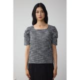 カットツイード袖ギャザートップス | AZUL BY MOUSSY | 詳細画像14 