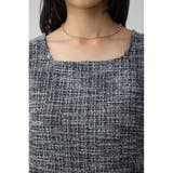 カットツイード袖ギャザートップス | AZUL BY MOUSSY | 詳細画像16 