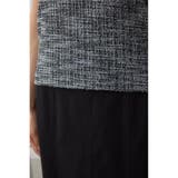 カットツイード袖ギャザートップス | AZUL BY MOUSSY | 詳細画像18 