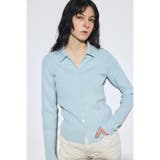 L/BLU1 | エリツキリブニット | AZUL BY MOUSSY