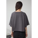 フロッキープリントTシャツ | AZUL BY MOUSSY | 詳細画像34 