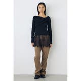ドレープ長袖ニットトップス | AZUL BY MOUSSY | 詳細画像6