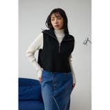 ジップアップニットベスト | AZUL BY MOUSSY | 詳細画像12 