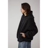 シープボア×スウェット切替防風ブルゾン | AZUL BY MOUSSY | 詳細画像3 