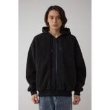 シープボア×スウェット切替防風ブルゾン | AZUL BY MOUSSY | 詳細画像5 