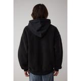 シープボア×スウェット切替防風ブルゾン | AZUL BY MOUSSY | 詳細画像7 