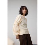 袖リボンデザインニット | AZUL BY MOUSSY | 詳細画像2