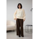 袖リボンデザインニット | AZUL BY MOUSSY | 詳細画像3