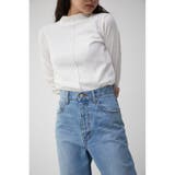 O/WHT1 | MELLOW SHIRRING TOPS | AZUL BY MOUSSY