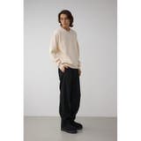 スムースニットVネックトップス | AZUL BY MOUSSY | 詳細画像4 