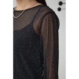 シアーラメ長袖トップス | AZUL BY MOUSSY | 詳細画像8 