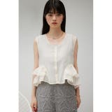 オーガンジーフリルベスト | AZUL BY MOUSSY | 詳細画像5