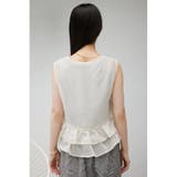 オーガンジーフリルベスト | AZUL BY MOUSSY | 詳細画像7