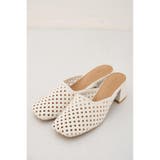PUNCHING LEATHER SANDALS | AZUL BY MOUSSY | 詳細画像1 