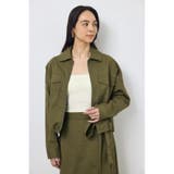 ソフトリネンステンカラーショートブルゾン | AZUL BY MOUSSY | 詳細画像20 