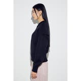 ダブルジップビッグカラーニット | AZUL BY MOUSSY | 詳細画像17 