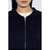 ダブルジップビッグカラーニット | AZUL BY MOUSSY | 詳細画像19 