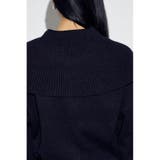 ダブルジップビッグカラーニット | AZUL BY MOUSSY | 詳細画像20 