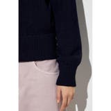 ダブルジップビッグカラーニット | AZUL BY MOUSSY | 詳細画像22 