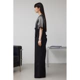 リネンライクワイドハイウエストサロペット | AZUL BY MOUSSY | 詳細画像19