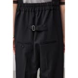 リネンライクワイドハイウエストサロペット | AZUL BY MOUSSY | 詳細画像24