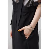 リネンライクワイドハイウエストサロペット | AZUL BY MOUSSY | 詳細画像25