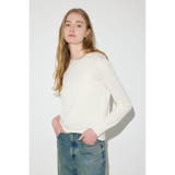 カシミヤミックスクルーネックニット | AZUL BY MOUSSY | 詳細画像2 