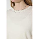 カシミヤミックスクルーネックニット | AZUL BY MOUSSY | 詳細画像8 