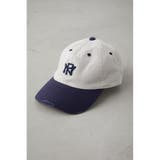 柄WHT5 | NEO PREPPY EMBROIDERY CAP | AZUL BY MOUSSY