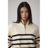 アソートカラーハーフジップニットトップス | AZUL BY MOUSSY | 詳細画像2 