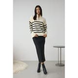 アソートカラーハーフジップニットトップス | AZUL BY MOUSSY | 詳細画像4 