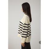 アソートカラーハーフジップニットトップス | AZUL BY MOUSSY | 詳細画像6 