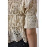 コットンレースパフショルダーブラウス | AZUL BY MOUSSY | 詳細画像9 