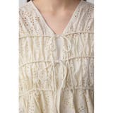 コットンレースパフショルダーブラウス | AZUL BY MOUSSY | 詳細画像7 