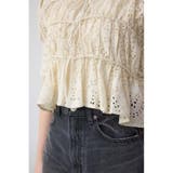 コットンレースパフショルダーブラウス | AZUL BY MOUSSY | 詳細画像10 