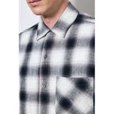 フレンチリネンオンブレーチェックシャツ | AZUL BY MOUSSY | 詳細画像8 