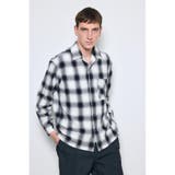 フレンチリネンオンブレーチェックシャツ | AZUL BY MOUSSY | 詳細画像2 