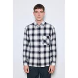 フレンチリネンオンブレーチェックシャツ | AZUL BY MOUSSY | 詳細画像5 